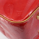 LOUIS VUITTON Monogram Vernis Sutton Hand Bag Red M91080 LV Auth ka6666-15