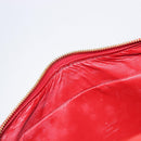 LOUIS VUITTON Monogram Vernis Sutton Hand Bag Red M91080 LV Auth ka6666-20