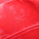 LOUIS VUITTON Monogram Vernis Sutton Hand Bag Red M91080 LV Auth ka6666-24