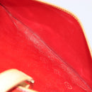 LOUIS VUITTON Monogram Vernis Sutton Hand Bag Red M91080 LV Auth ka6666-28