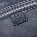 GUCCI GG Canvas Bamboo Hand Bag Black 112526 Auth ka6667-18