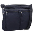 PRADA Shoulder Bag Nylon Navy Silver Auth ka6668A-1