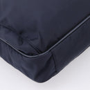 PRADA Shoulder Bag Nylon Navy Silver Auth ka6668A-15