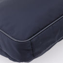 PRADA Shoulder Bag Nylon Navy Silver Auth ka6668A-17