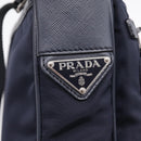PRADA Shoulder Bag Nylon Navy Silver Auth ka6668A-16