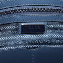 PRADA Shoulder Bag Nylon Navy Silver Auth ka6668A-18