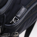 PRADA Shoulder Bag Nylon Navy Silver Auth ka6668A-25