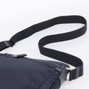 PRADA Shoulder Bag Nylon Navy Silver Auth ka6668A-8