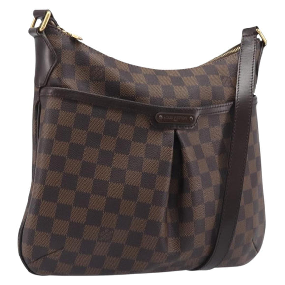 LOUIS VUITTON Damier Ebene Bloomsbury PM Shoulder Bag N42251 LV Auth ka6669A