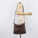 LOUIS VUITTON Damier Ebene Bloomsbury PM Shoulder Bag N42251 LV Auth ka6669A-26