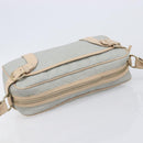 Salvatore Ferragamo Gancini Shoulder Bag PVC Leather Light Blue Gold Auth ka6670-6