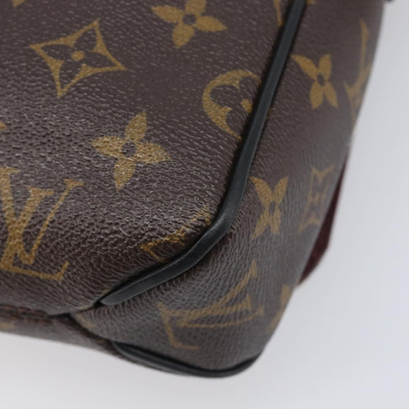LOUIS VUITTON Monogram Macassar District PM Shoulder Bag M40935 LV Auth ka6671A