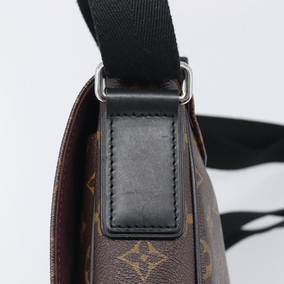 LOUIS VUITTON Monogram Macassar District PM Shoulder Bag M40935 LV Auth ka6671A