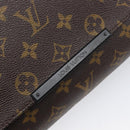 LOUIS VUITTON Monogram Macassar District PM Shoulder Bag M40935 LV Auth ka6671A-16