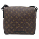 LOUIS VUITTON Monogram Macassar District PM Shoulder Bag M40935 LV Auth ka6671A-2