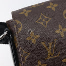 LOUIS VUITTON Monogram Macassar District PM Shoulder Bag M40935 LV Auth ka6671A-17