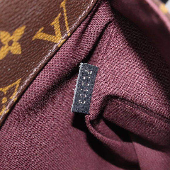 LOUIS VUITTON Monogram Macassar District PM Shoulder Bag M40935 LV Auth ka6671A
