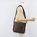LOUIS VUITTON Monogram Macassar District PM Shoulder Bag M40935 LV Auth ka6671A-26
