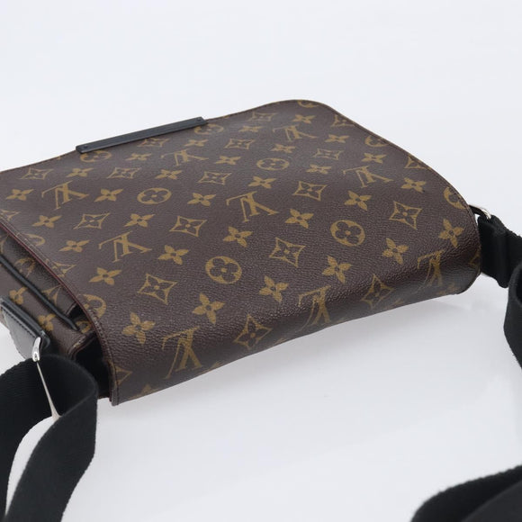 LOUIS VUITTON Monogram Macassar District PM Shoulder Bag M40935 LV Auth ka6671A