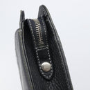 Burberrys Clutch Bag Leather Black Silver Auth ka6672-13