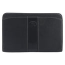 Burberrys Clutch Bag Leather Black Silver Auth ka6672-2