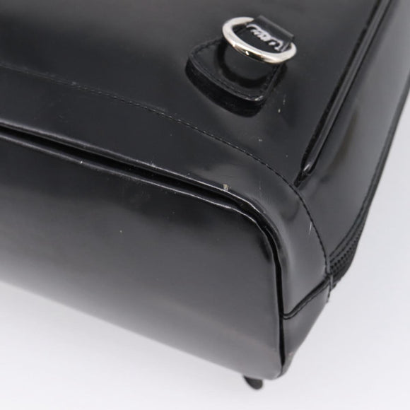 GUCCI Bamboo Shoulder Bag Nylon Black 003 2058 0059 5 Auth ka6673