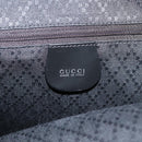 GUCCI Bamboo Shoulder Bag Nylon Black 003 2058 0059 5 Auth ka6673-17