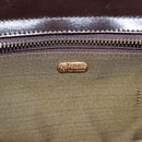 FENDI Zucca Canvas Hand Bag Black Gold Tone Auth ka6679V-19