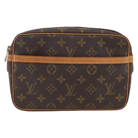 LOUIS VUITTON Monogram Compiegne 23 Clutch Bag M51847 LV Auth ka668 - 0