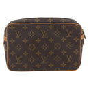 LOUIS VUITTON Monogram Compiegne 23 Clutch Bag M51847 LV Auth ka668-3