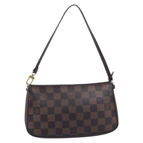 LOUIS VUITTON Damier Ebene Pochette Accessoires Pouch N41206 LV Auth ka6680