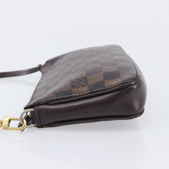 LOUIS VUITTON Damier Ebene Pochette Accessoires Pouch N41206 LV Auth ka6680