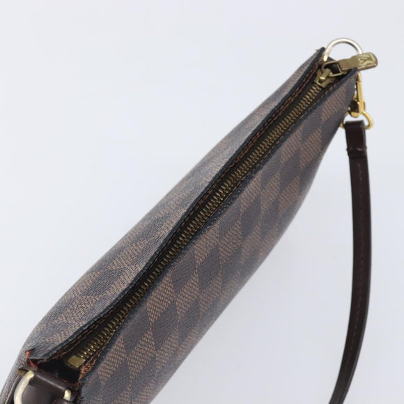 LOUIS VUITTON Damier Ebene Pochette Accessoires Pouch N41206 LV Auth ka6680