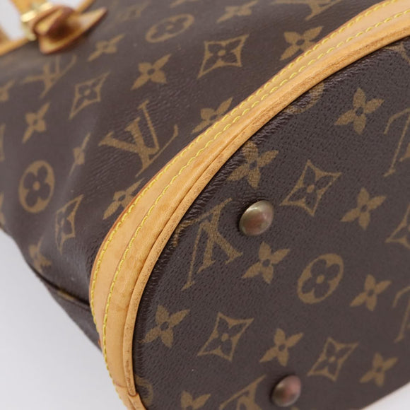 LOUIS VUITTON Monogram Bucket PM Shoulder Bag M42238 LV Auth ka6682