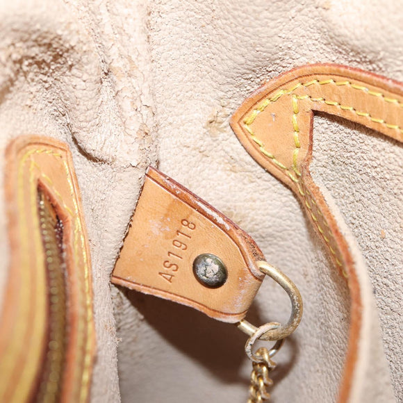 LOUIS VUITTON Monogram Bucket PM Shoulder Bag M42238 LV Auth ka6682