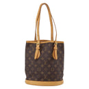 LOUIS VUITTON Monogram Bucket PM Shoulder Bag M42238 LV Auth ka6682-2
