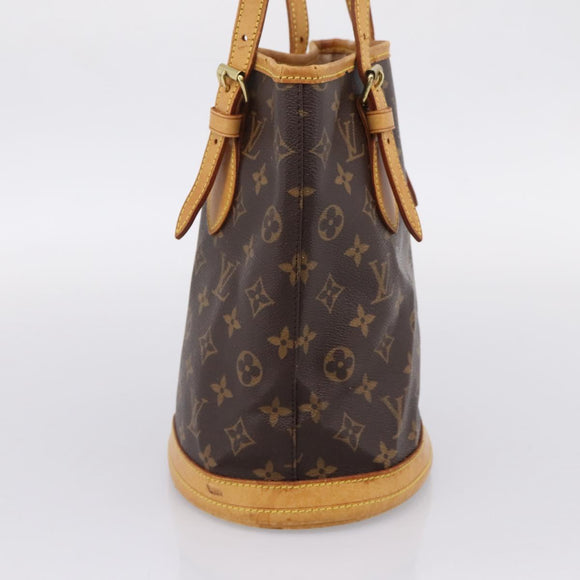 LOUIS VUITTON Monogram Bucket PM Shoulder Bag M42238 LV Auth ka6682