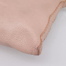 FENDI Celeria Shoulder Bag Leather Beige Silver 8BT093 Auth ka6684-17