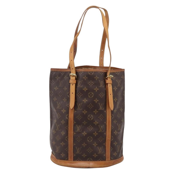 LOUIS VUITTON Monogram Bucket GM Shoulder Bag M42236 LV Auth ka6686