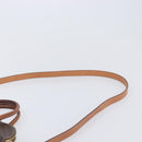 CELINE Macadam Hand Bag PVC 2way Brown Gold Tone Auth ka6693-11