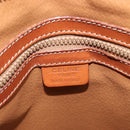 CELINE Macadam Hand Bag PVC 2way Brown Gold Tone Auth ka6693-19