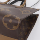 LOUIS VUITTON Monogram Reverse Giant On The Go MM Tote Bag M45321 Auth ka6696M-12