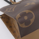 LOUIS VUITTON Monogram Reverse Giant On The Go MM Tote Bag M45321 Auth ka6696M-13