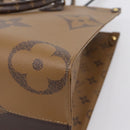 LOUIS VUITTON Monogram Reverse Giant On The Go MM Tote Bag M45321 Auth ka6696M-14