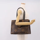 LOUIS VUITTON Monogram Reverse Giant On The Go MM Tote Bag M45321 Auth ka6696M-24