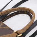 LOUIS VUITTON Monogram Reverse Giant On The Go MM Tote Bag M45321 Auth ka6696M-8