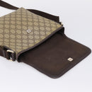 GUCCI GG Supreme Shoulder Bag PVC Beige Silver 223666 Auth ka6698-10