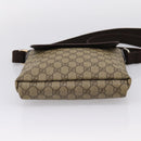 GUCCI GG Supreme Shoulder Bag PVC Beige Silver 223666 Auth ka6698-5