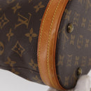 LOUIS VUITTON Monogram Bucket PM Shoulder Bag M42238 LV Auth ka670-15