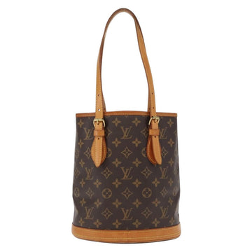 LOUIS VUITTON Monogram Bucket PM Shoulder Bag M42238 LV Auth ka670 - 0